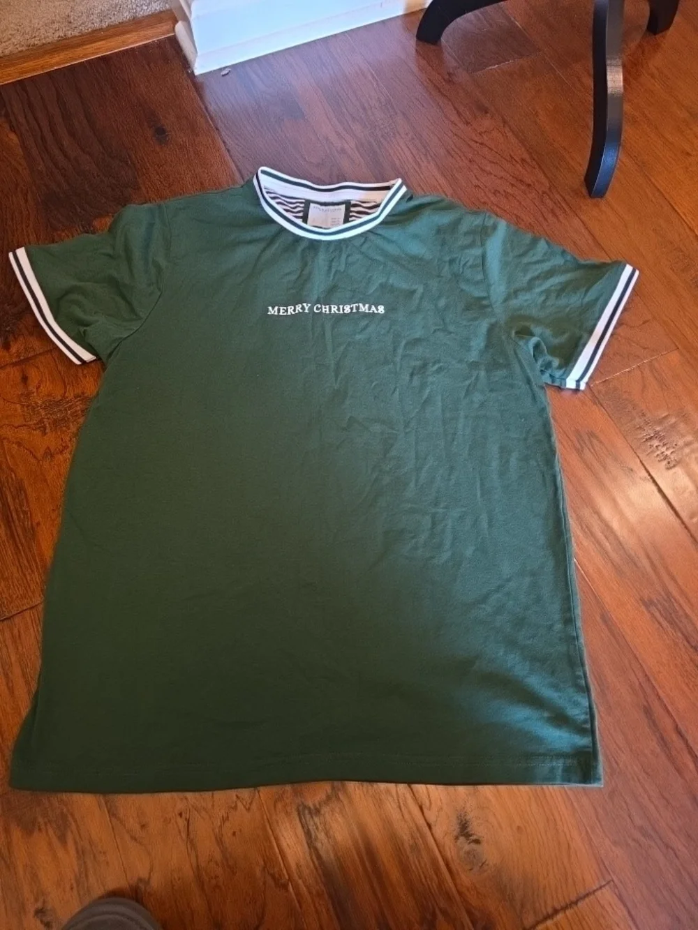 Merry Christmas Green Holiday Tee